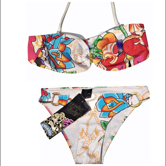 NWT CHRISTIAN AUDIGIER BIKINI Sz S